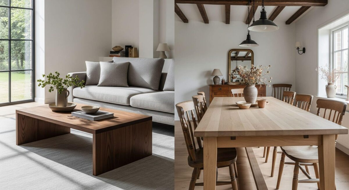 Oak vs Walnut Dining Tables: Durability, Cost, and Beauty