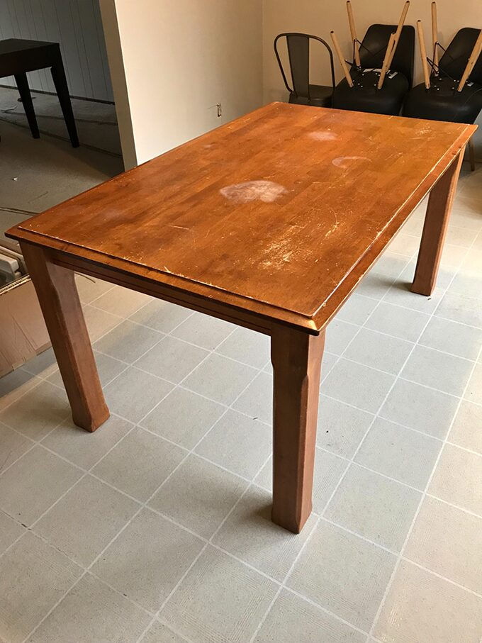 Restore Your Damaged Solid Wood Dining Table in One