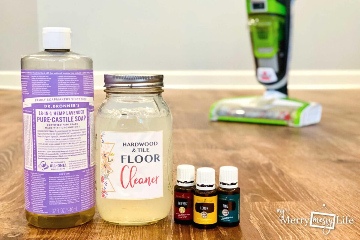 DIY Wood Floor Cleaner: Vinegar and Essential Oil Recipe