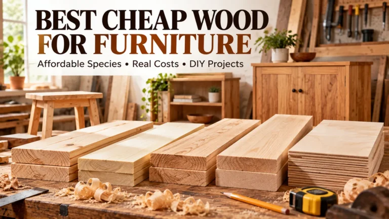 Best Cheap Wood for Furniture