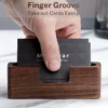 Black Walnut Business Card Holder