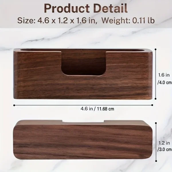 Black Walnut Business Card Holder
