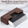 Black Walnut Business Card Holder
