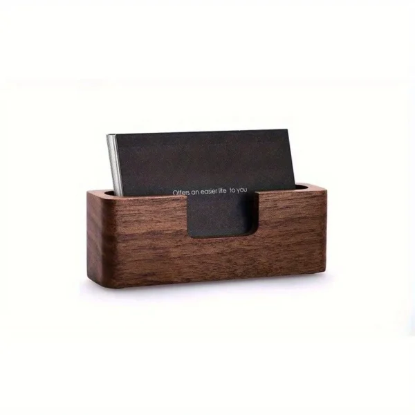 Black Walnut Business Card Holder