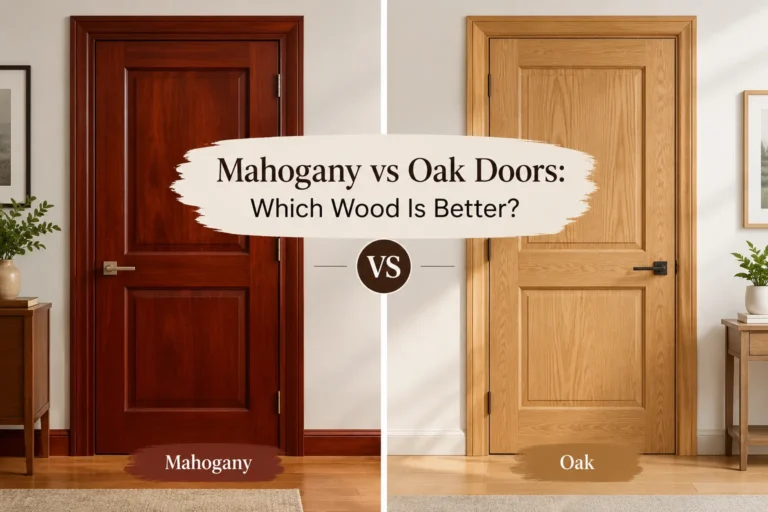 Mahogany vs Oak Doors Comparison