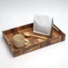 O1CN01TGaD0M1WOpmWduQY1_725762779.jpg_q50.jpg_.webp Black walnut solid wood tray with spliced Japanese style design, shown in a rectangular shape with handle.
