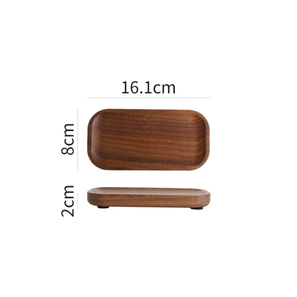 O1CN01oBCZpX1y0qIRHkpLQ_2218669966517.webp Walnut serving tray - solid wood square tea and snack plate