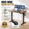 Built-in phone holder on the desktop of the small electric standing desk