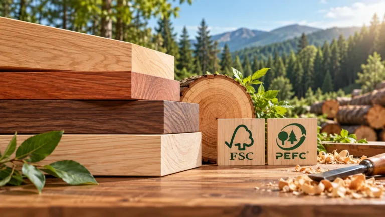 Sustainable Timber in Nature