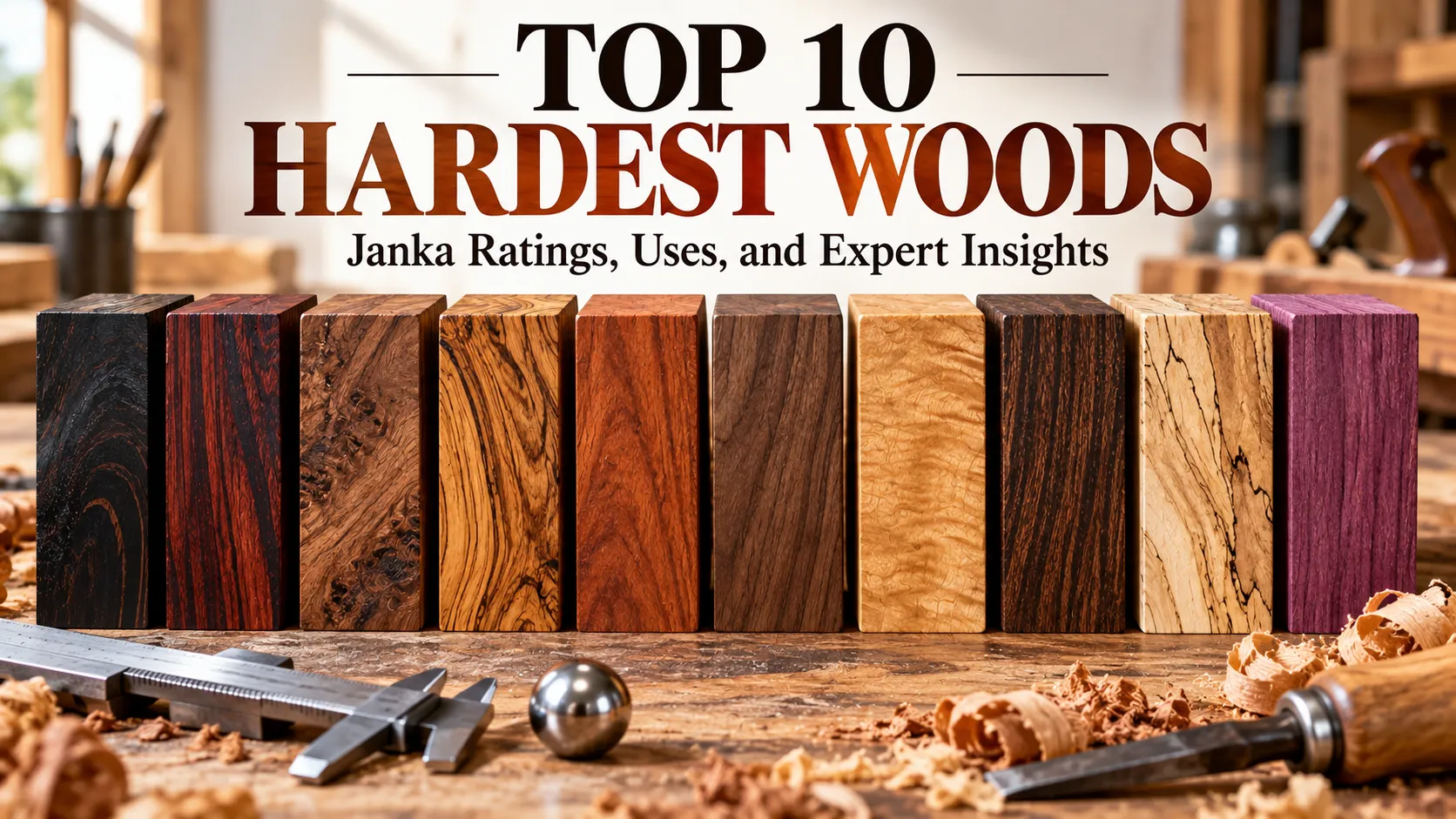 Top 10 Hardest Woods Guide