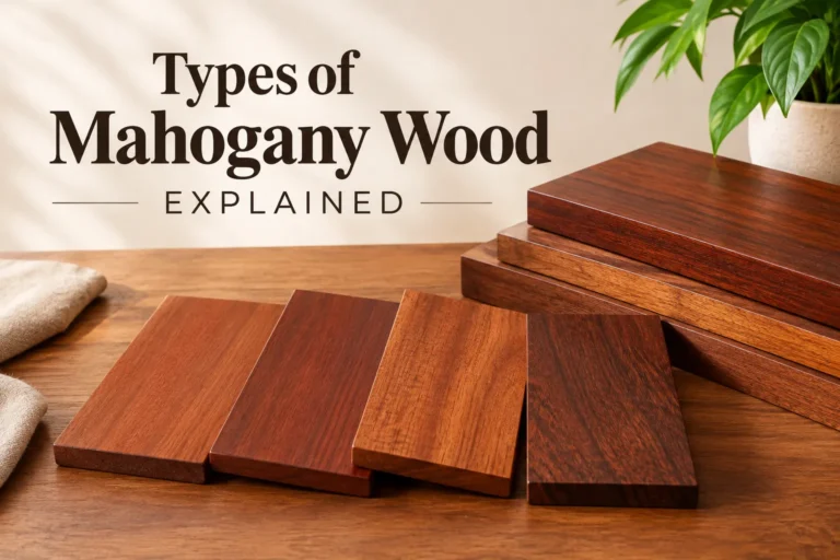 different types of mahogany wood
