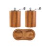 Solid wood manual hand-crank pepper grinder for Sichuan peppercorn