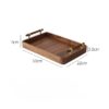 product-29a7fbc15cee4699 Rectangular solid wood walnut tray with vintage style, available in multiple sizes and handle options for desktop and entryway organization.