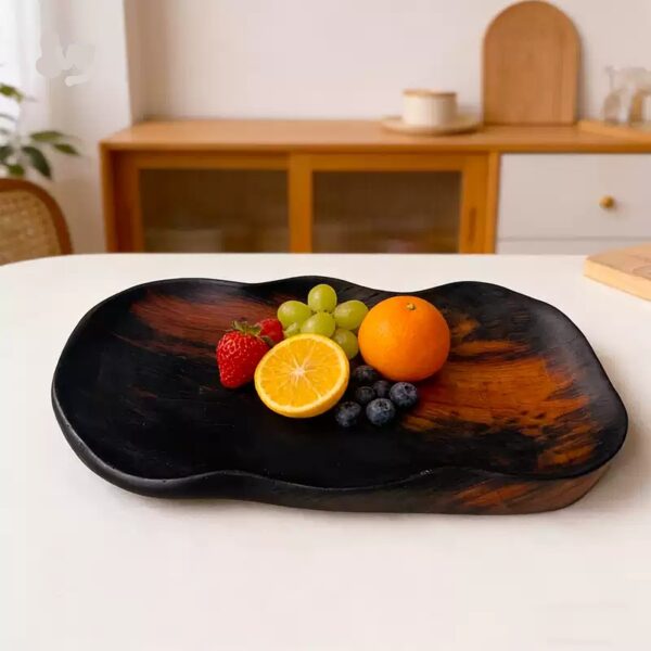 product-55c1bf6cfd5d10ce Handmade solid rosewood tray for tea sandwiches and fruit, available in multiple sizes.