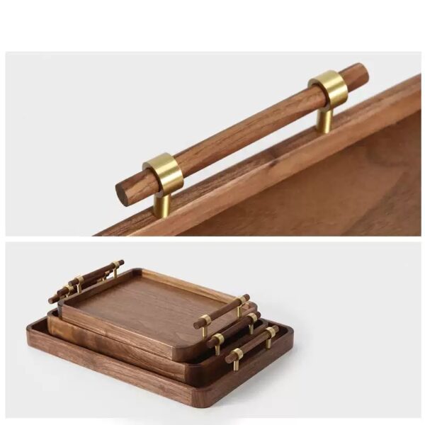 product-fb3dbfc065b24151 Rectangular solid wood walnut tray with vintage style, available in multiple sizes and handle options for desktop and entryway organization.