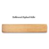 Solid wood wrist rest for mechanical keyboard in black walnut and imported oak, 2cm thick, available in multiple lengths