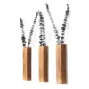 Wood Wall Planter Set, Hanging Pocket Vase for Plants