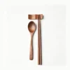 wood spoon 1 Wooden Spoon and Chopsticks Set with Rest